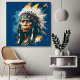 Portrait of Indian Chief - Paint by Numbers