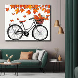 Malen nach Zahlen Fahrrad im Herbst