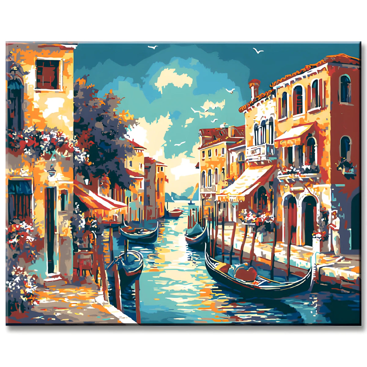 Malen nach Zahlen venedig stadt italien