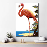 Malen nach Zahlen Flamingo