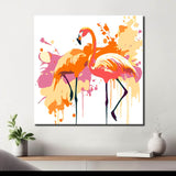 Malen nach Zahlen Tiere Flamingos Farbexplosion
