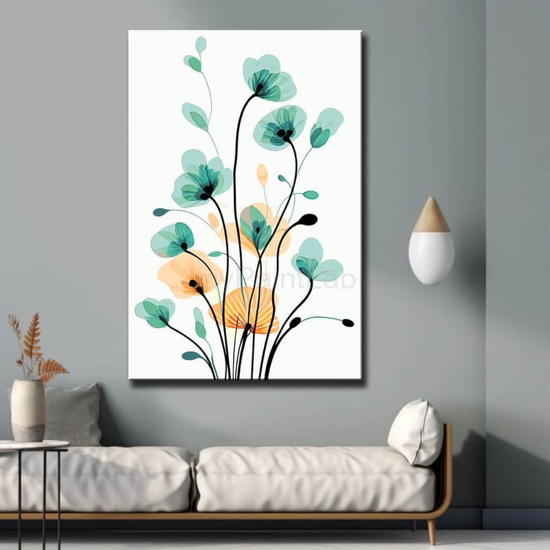 Malen nach Zahlen Blume