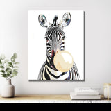 Malen nach Zahlen Kaugummi Zebra