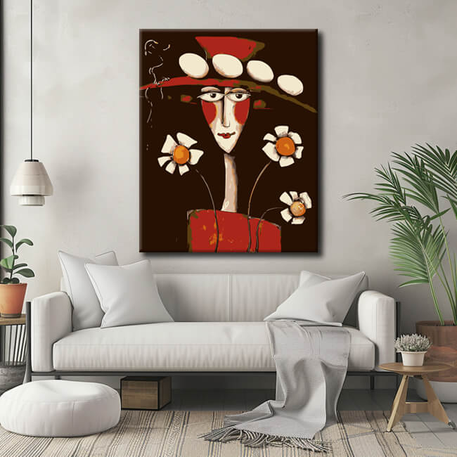 Malen nach Zahlen Abstrakte Kunst Eggshibition III