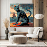 Malen nach Zahlen Flexi Feline Katzen Malerei