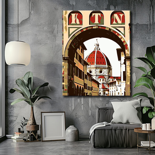 Malen nach Zahlen Florenz Stadtansicht